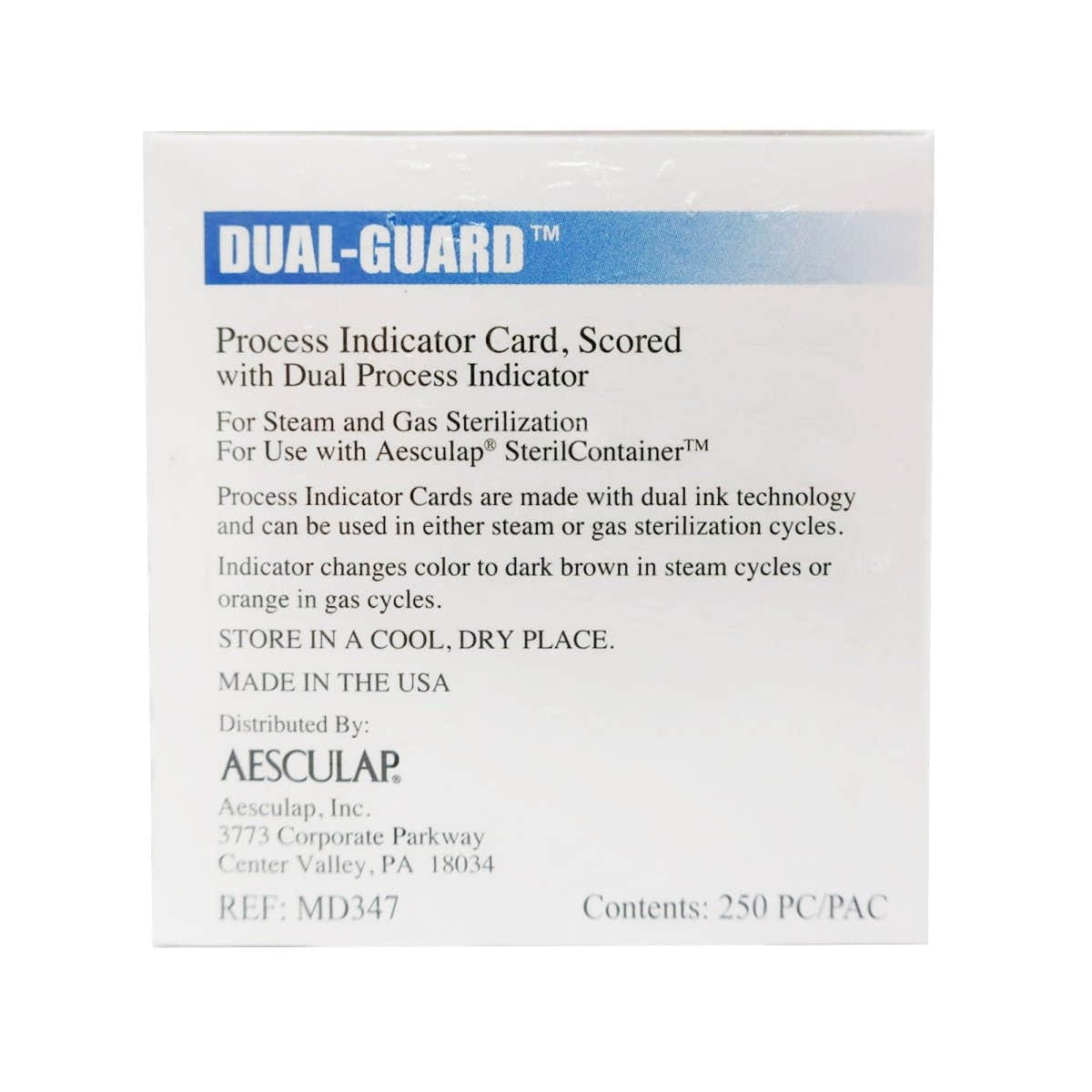 Aesculap Sterilization Process Indicator Card - 298270_PK - 1