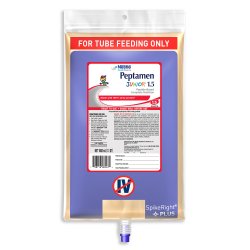 Peptamen Junior 1.5 Pediatric Tube Feeding Formula, 33.8 oz. Bag -Case of 6