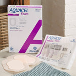 Aquacel Silicone Adhesive with Border Silicone Foam Dressing - 802594_EA - 4