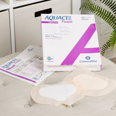 Aquacel Silicone Adhesive with Border Silicone Foam Dressing - 802594_EA - 3