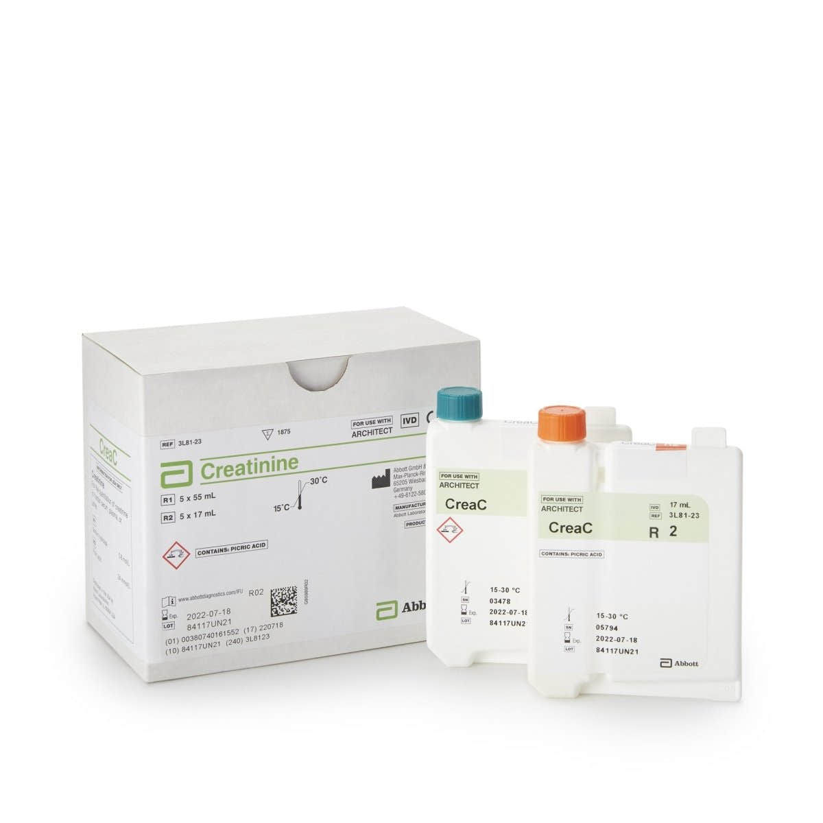 Architect Reagent Creatinine Test For Use With Architect C16000 Analyzer - 862746_BX - 1