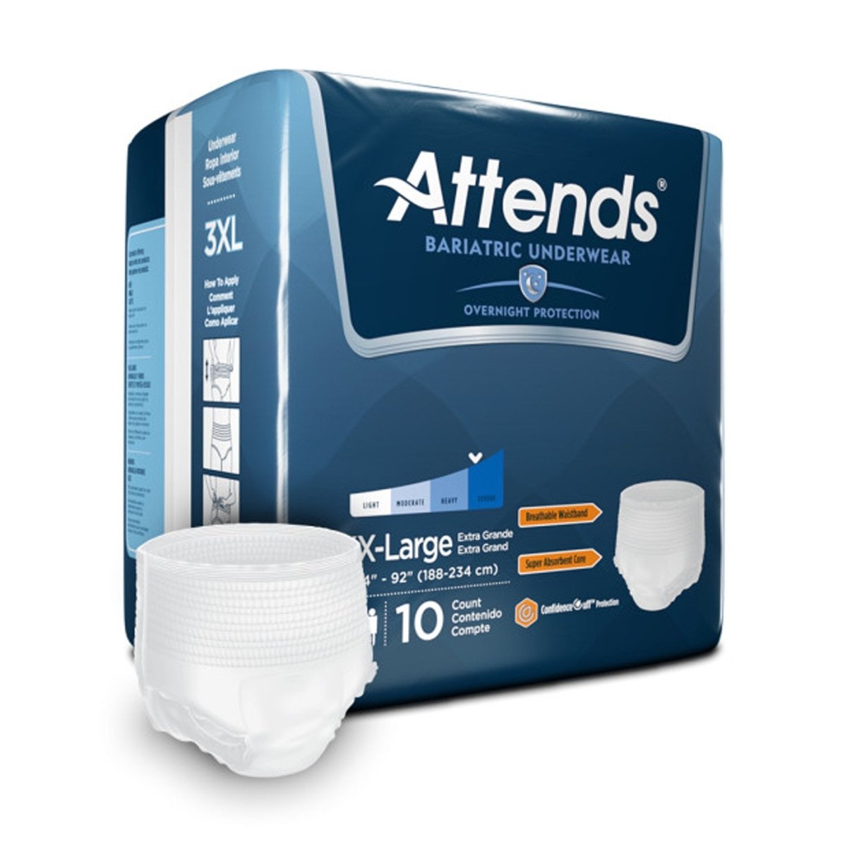 Attends Absorbent Underwear -Unisex - 1184056_CS - 1