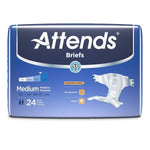 Attends Briefs, Adult, Heavy Absorbency, Disposable, White -Unisex - 955304_BG - 3