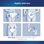 Attends Briefs, Adult, Heavy Absorbency, Disposable, White -Unisex - 955304_BG - 5