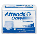 Attends Care Adult Moderate Absorbent Underwear, White -Unisex - 1028712_BG - 2