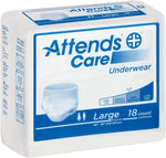 Attends Care Adult Moderate Absorbent Underwear, White -Unisex - 1028713_BG - 4