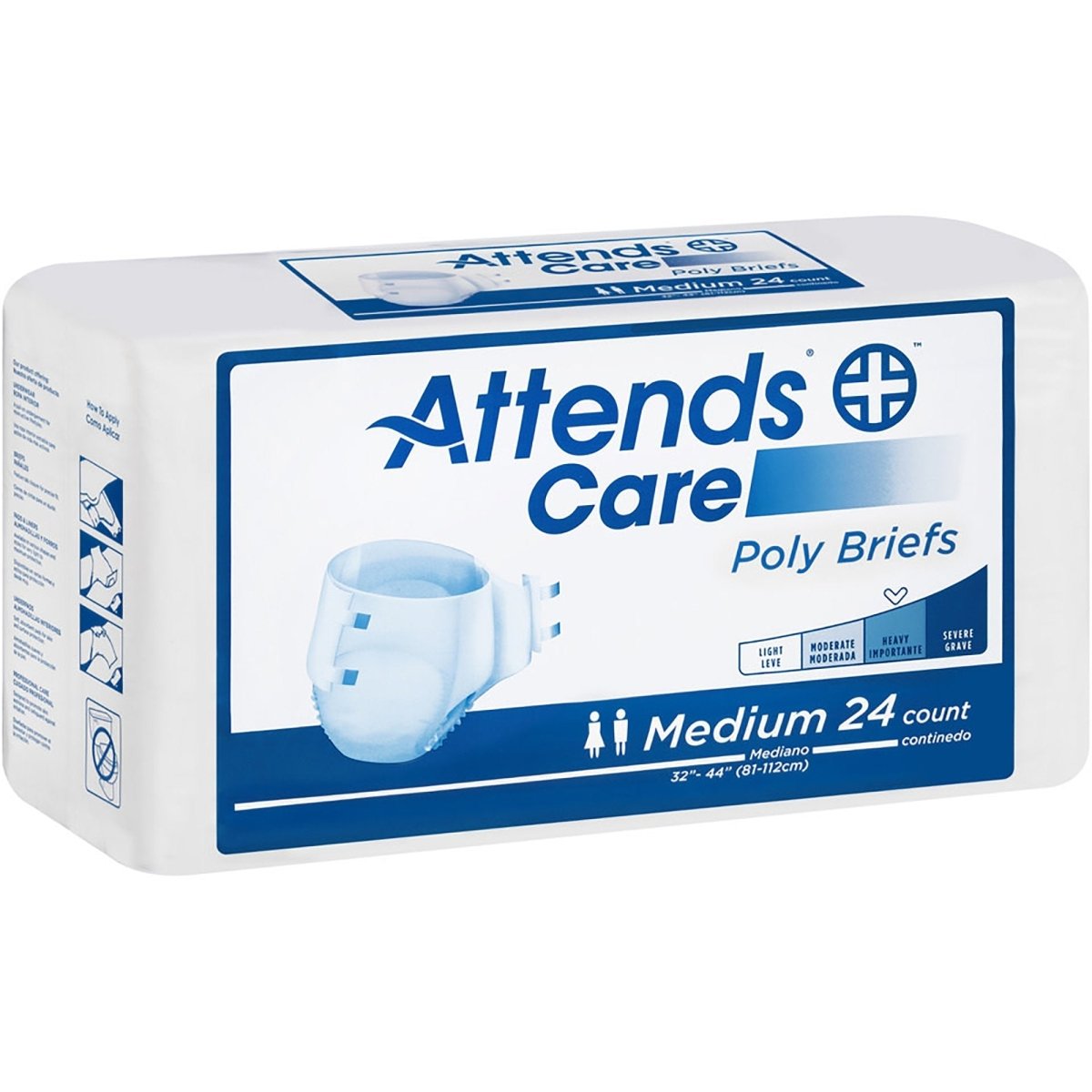 Attends Care Heavy Incontinence Brief -Unisex - 842976_BG - 1