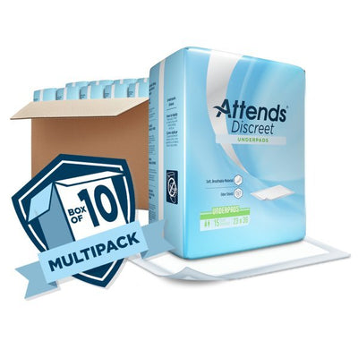 Attends Discreet Underpad, 23 x 36 Inch - 706468_PK - 3