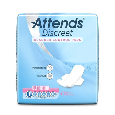 Attends Discreet Women's Ultra Thin Bladder Control Pad - 1039119_BG - 2