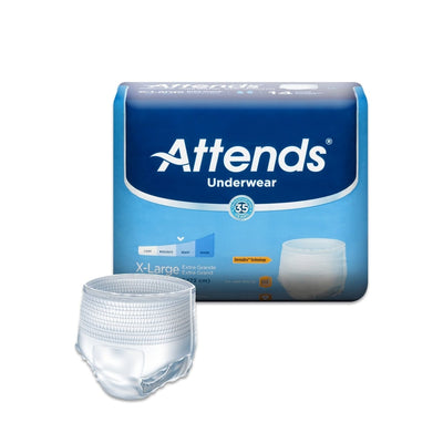 Attends Extra Absorbency Underwear -Unisex - 522095_BG - 3