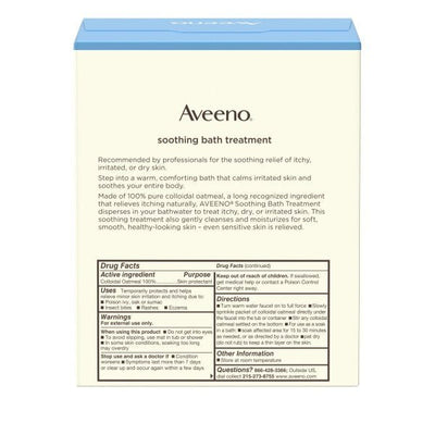 Aveeno Soothing Oatmeal Bath Treatment - 866006_BX - 3