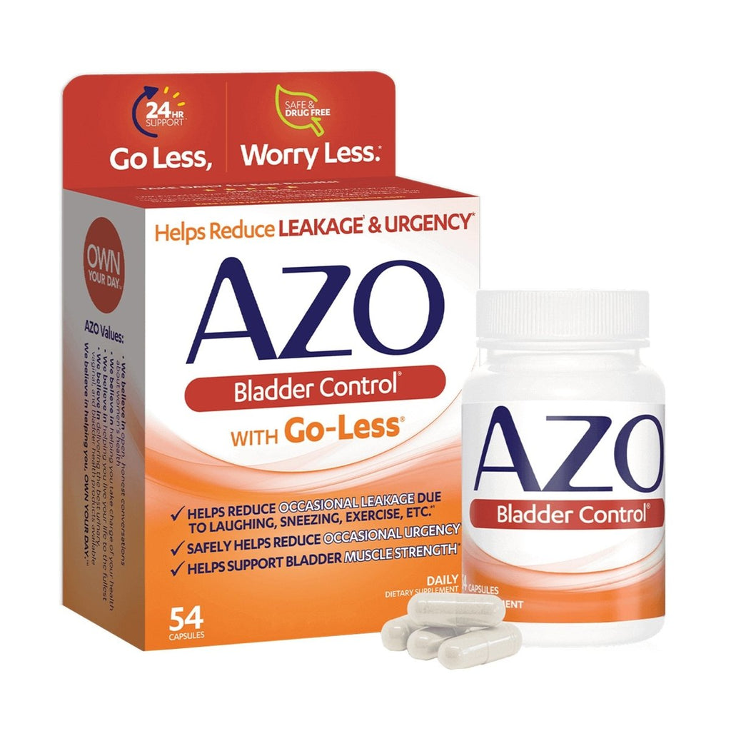 Lesssgo AZO Bladder Control With Go Less Capsules