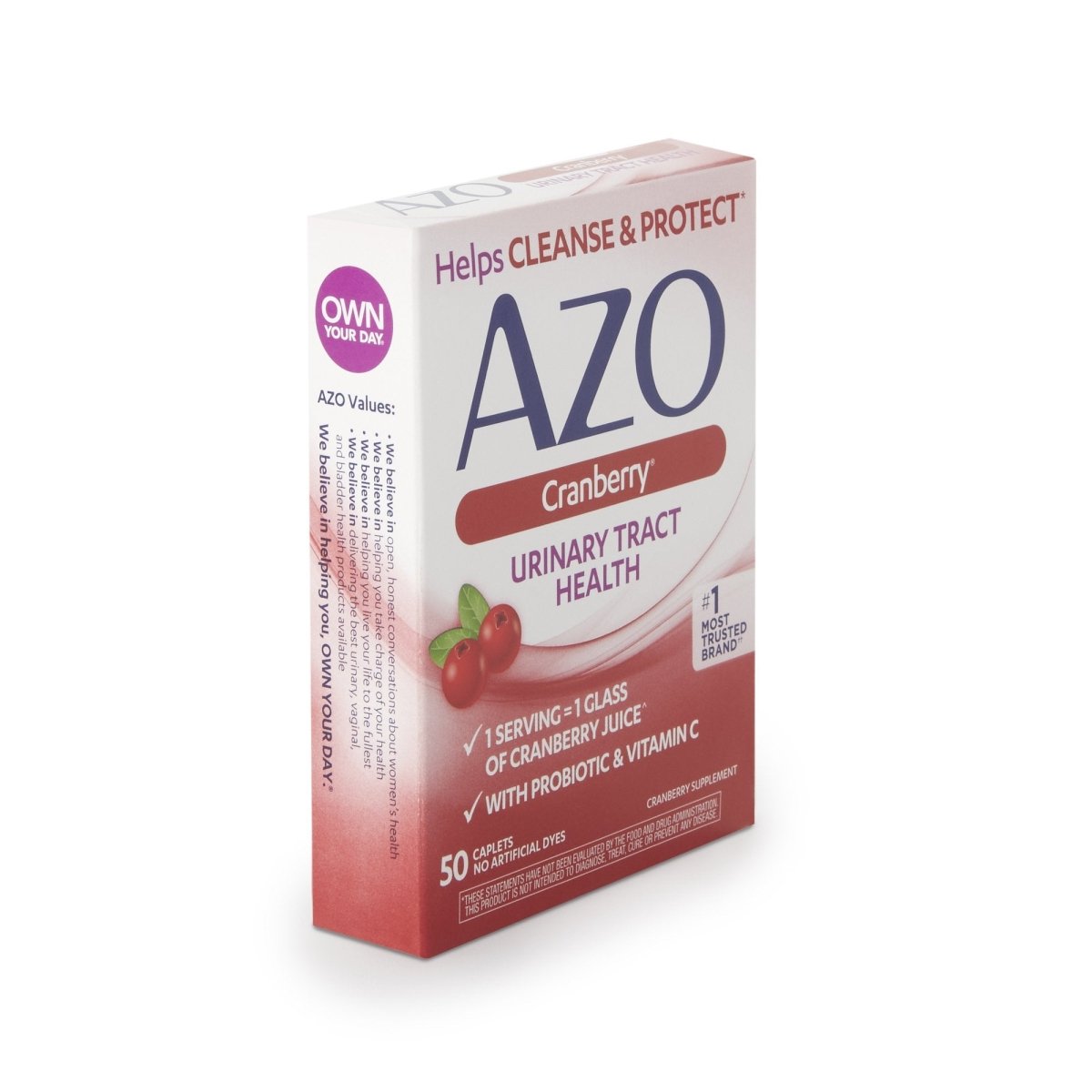 AZO Cranberry Urinary Tract Health Supplement - 884458_BX - 1