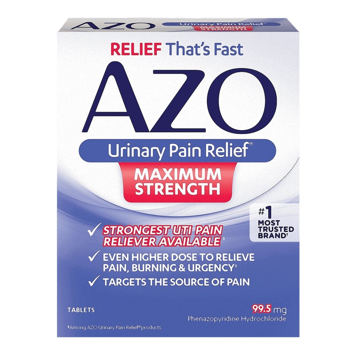 AZO Maximum Strength Phenazopyridine Urinary Pain Relief - 1065926_BX - 1