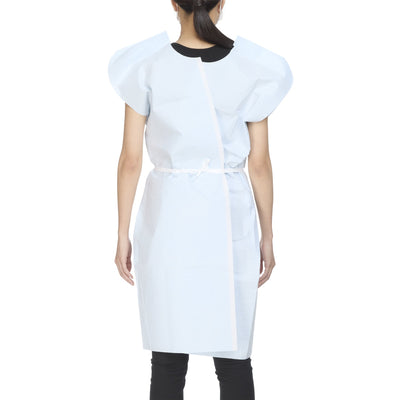 Medi-Pak Exam Gown, Blue, Large -Case of 50