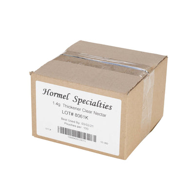 Thick & Easy Clear Nectar Consistency Food and Beverage Thickener, Unflavored, 1.4 Gram Packet -Case of 100