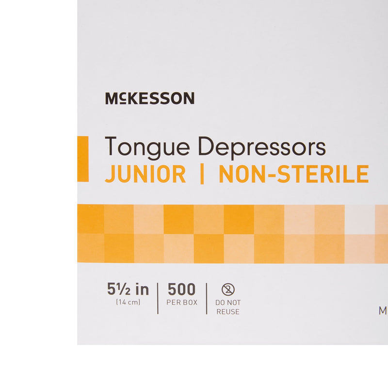 McKesson Junior Tongue Depressor Wide Blade -Box of 1