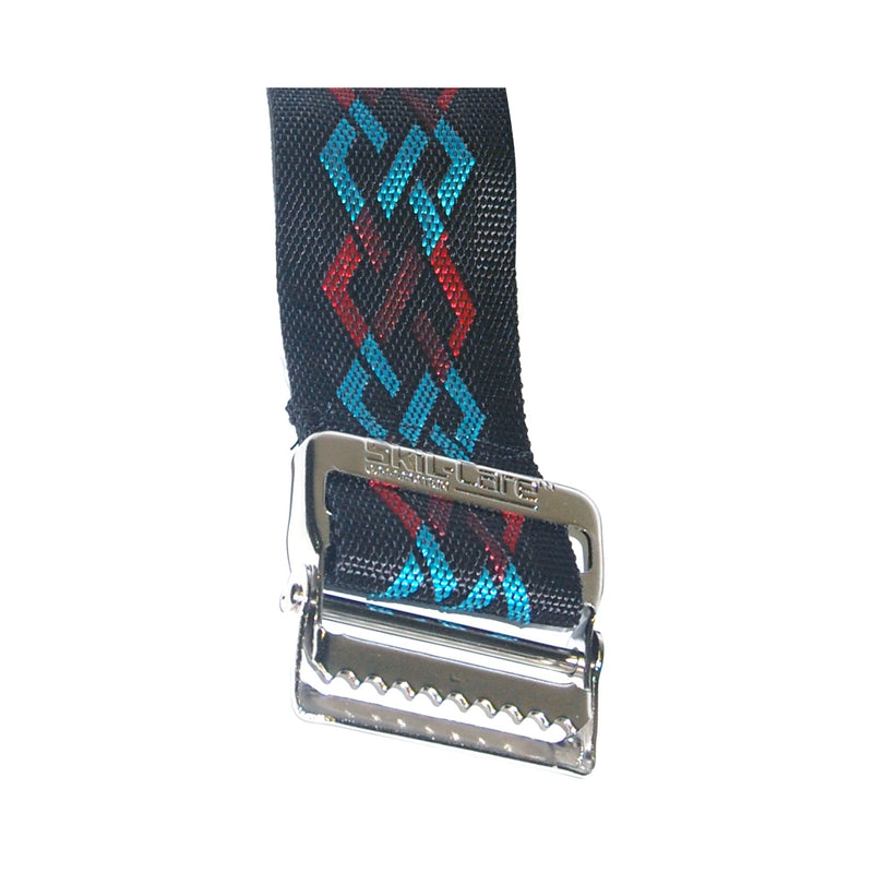 SkiL-Care 60 Inch Nylon Gait Belt with Metal Buckle, Geo-Pattern A -Each