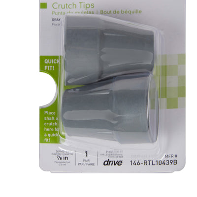 McKesson Crutch Tips -1 Pair