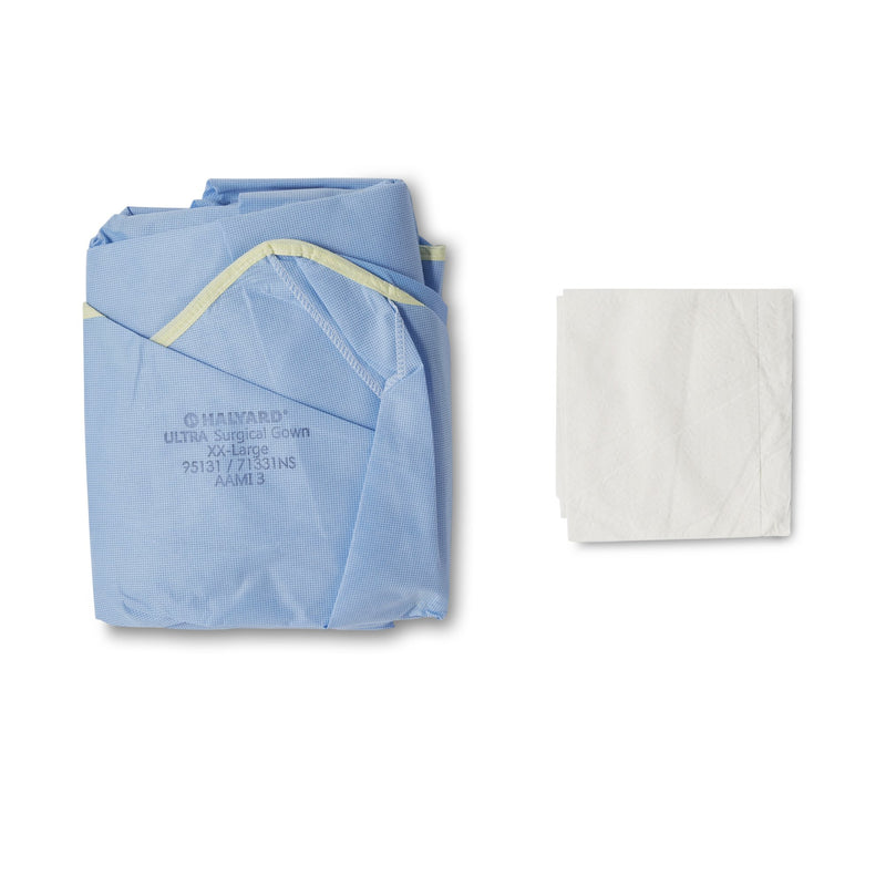 ULTRA Non-Reinforced Surgical Gown with Towel, 2X-Large -Case of 28