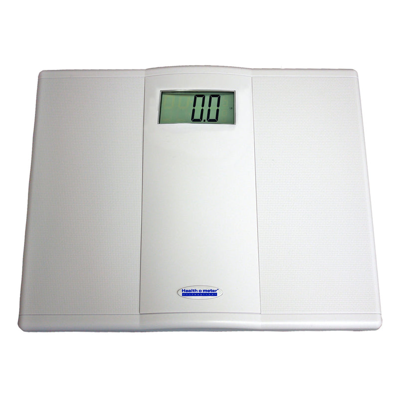 Health O Meter Digital Audio Display Floor Scale 550lbs Capacity, White -Case of 2