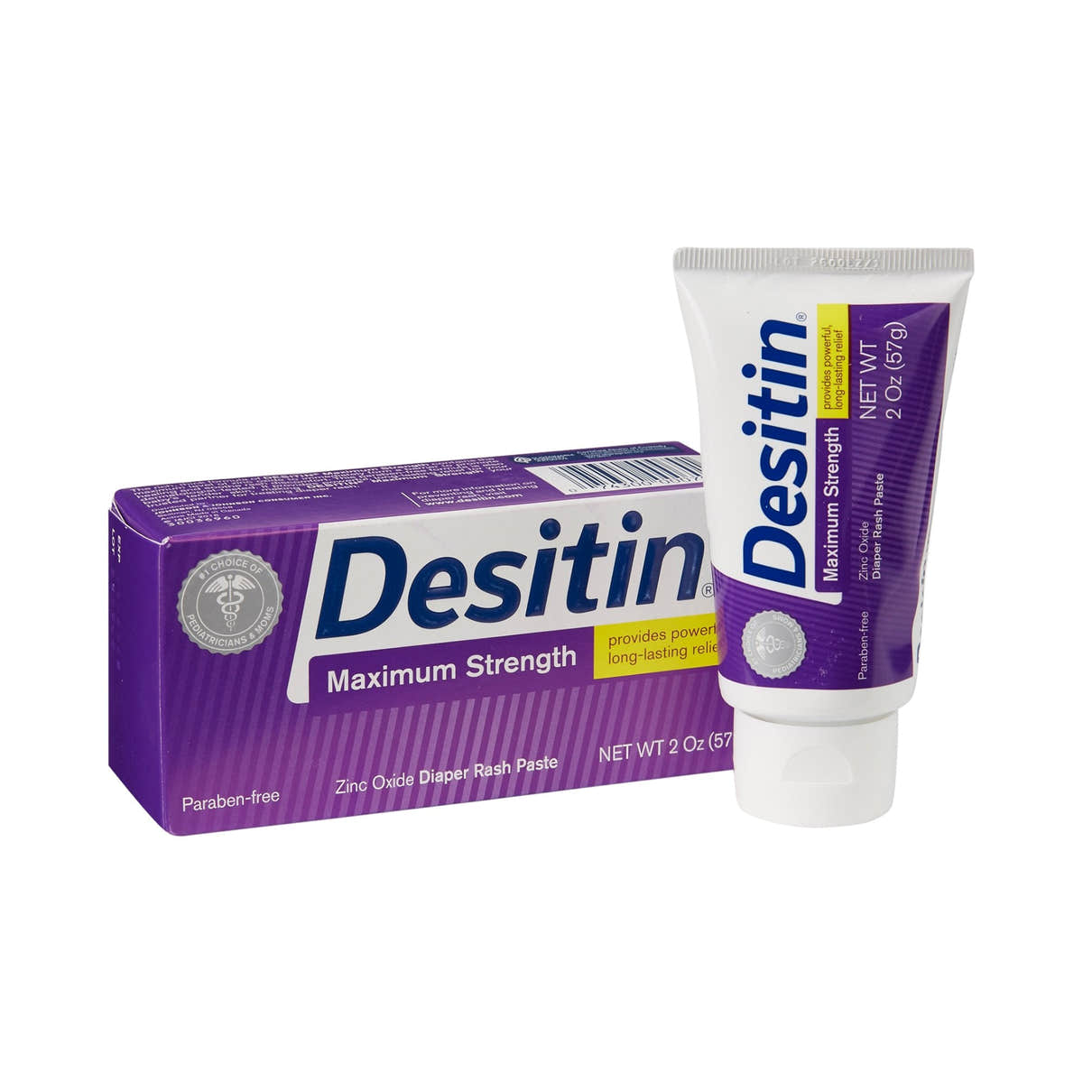 Desitin Maximum Strength Diaper Rash Paste -2 oz Tube -Pack of 1