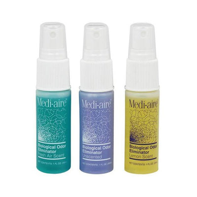 Medi-aire Lemon Scent Air Freshener, 1 oz Spray Bottle -Case of 48