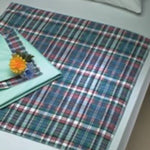Beck's Classic Highland Blue Plaid Underpad, 30 x 36 Inch - 747329_EA - 3