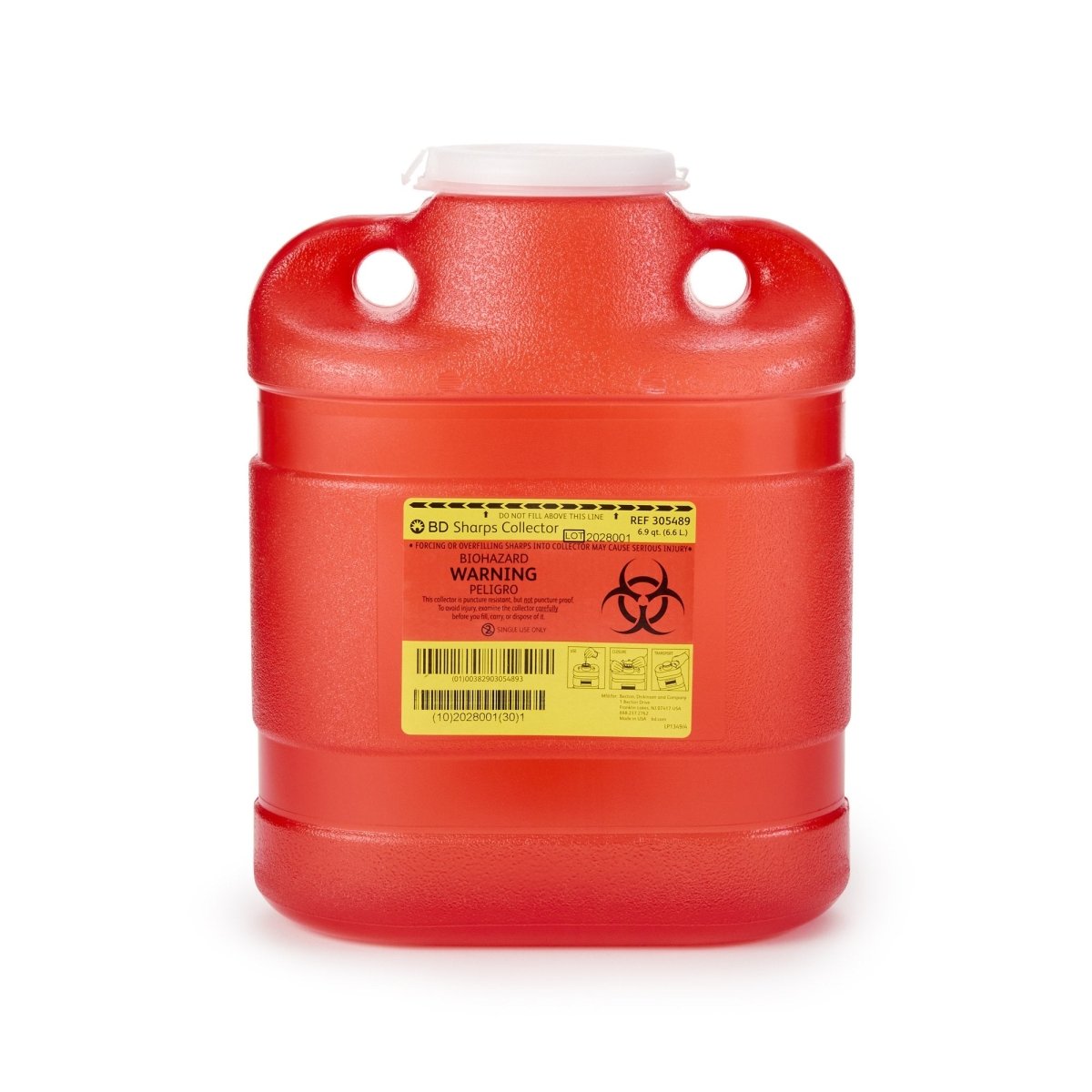 Becton Dickinson Red Sharps Container - 140599_CS - 2