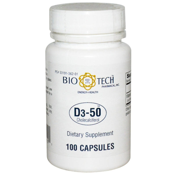Bio Tech Vitamin D3 50 Supplement - 635581_BT - 1