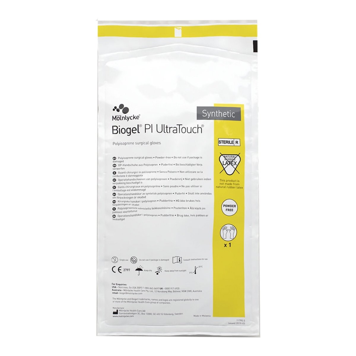 Biogel PI Ultratouch Polyisoprene Surgical Gloves - 639049_BX - 2