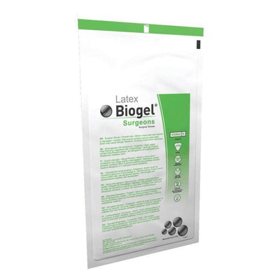 Biogel Surgeons Latex Standard Cuff Length Surgical Glove, Straw - 184864_BX - 10