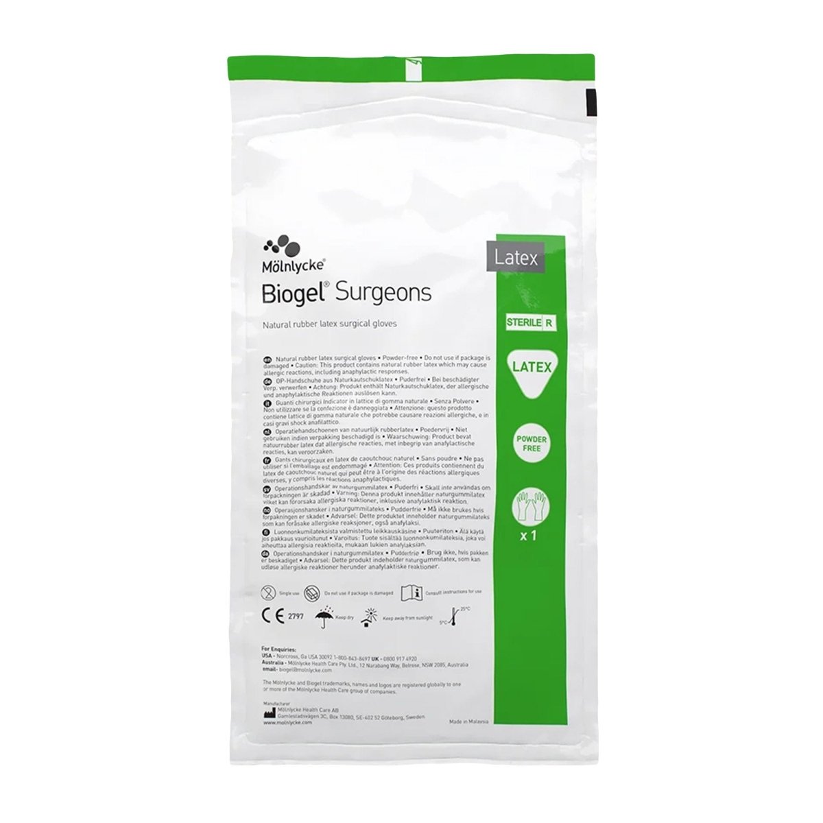 Biogel Surgeons Latex Surgical Gloves - 184860_CS - 2