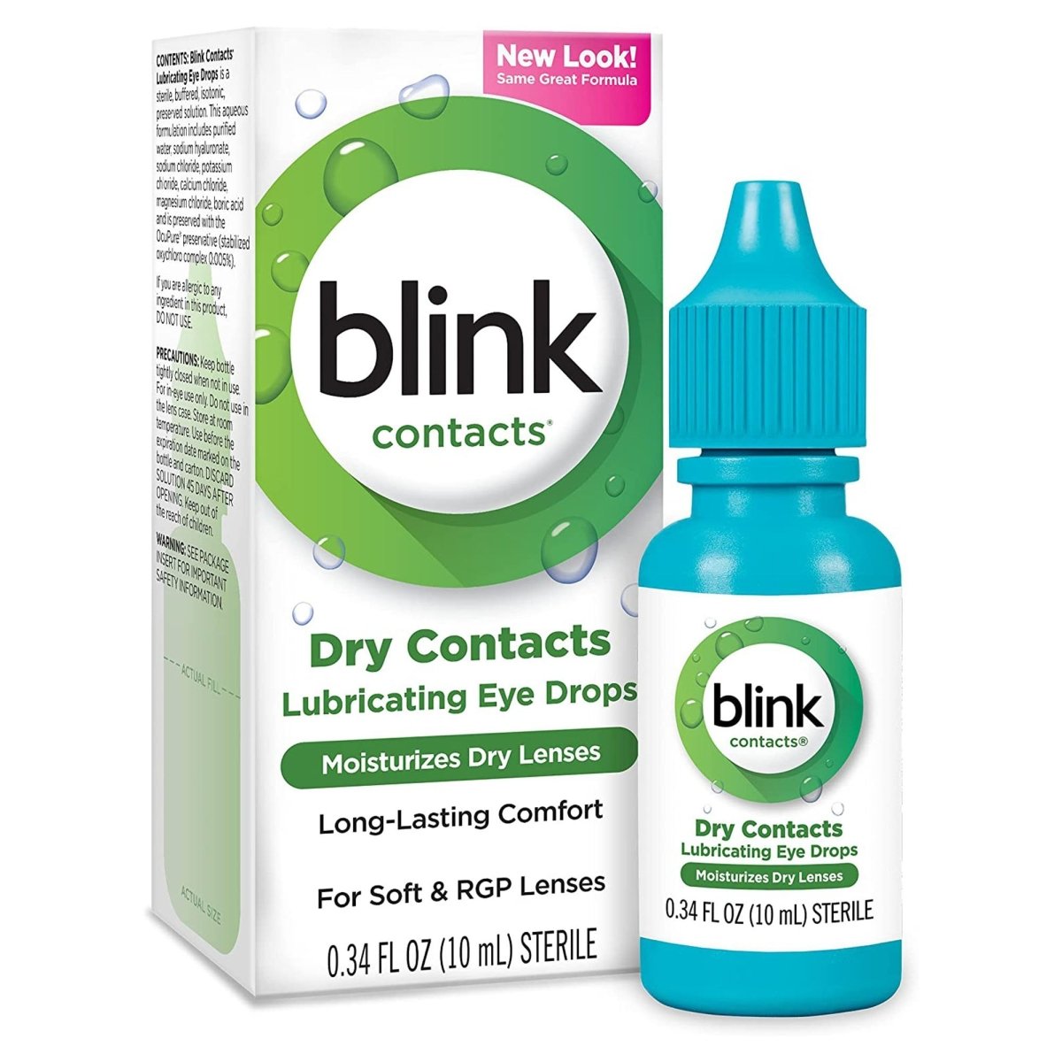 Blink Contacts Purified Water / Sodium Chloride Contact Lens Solution - 725899_EA - 1