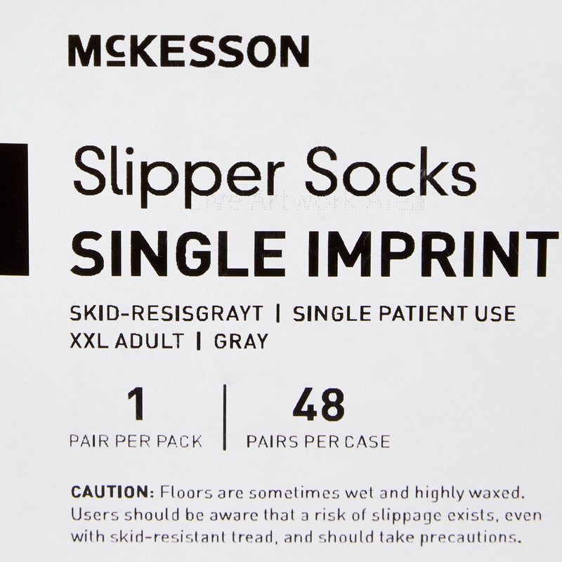 McKesson Slipper Socks, 2X-Large -Case of 48