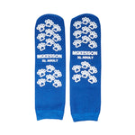 McKesson Terries Adult Slipper Socks Skid-Resistant Tread Sole and Top, X-Large, Royal Blue -Case of 48