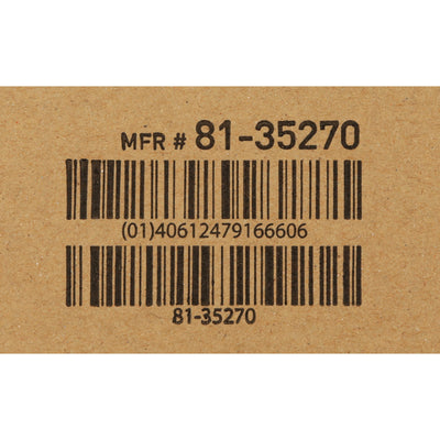 McKesson Trash Can with Plastic Liner, Square, Steel, Step-On, 20 QT, Red -Each