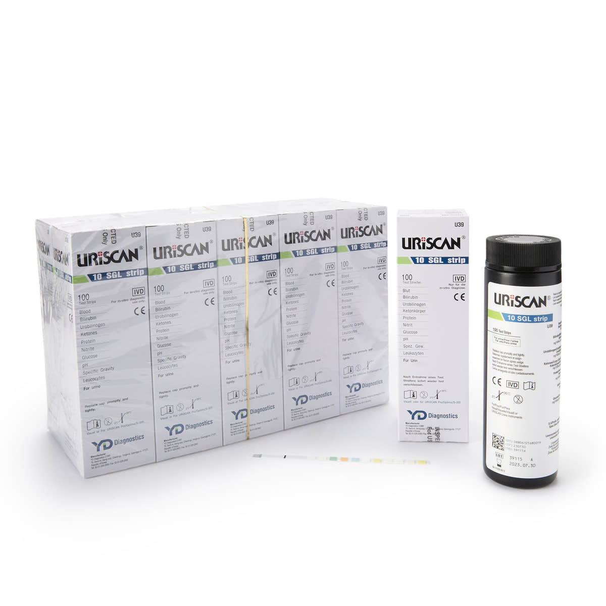 URiSCAN Urine Test Strip -Bottle of 1