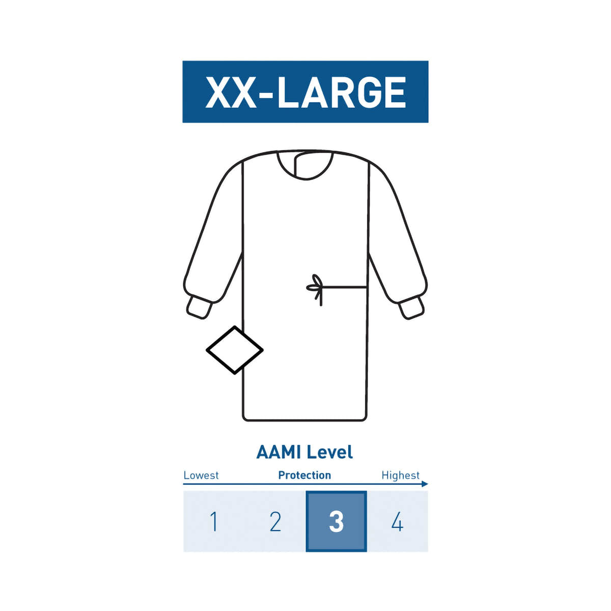 McKesson Non-Reinforced Surgical Gown with Towel, 2X-Large -Case of 26