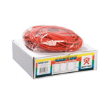 CanDo Low Powder Exercise Resistance Tubing, Red, 100 Foot Length - 258536_EA - 1
