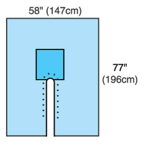 Cardinal Health Sterile Split Orthopedic Drape - 374569_CS - 1