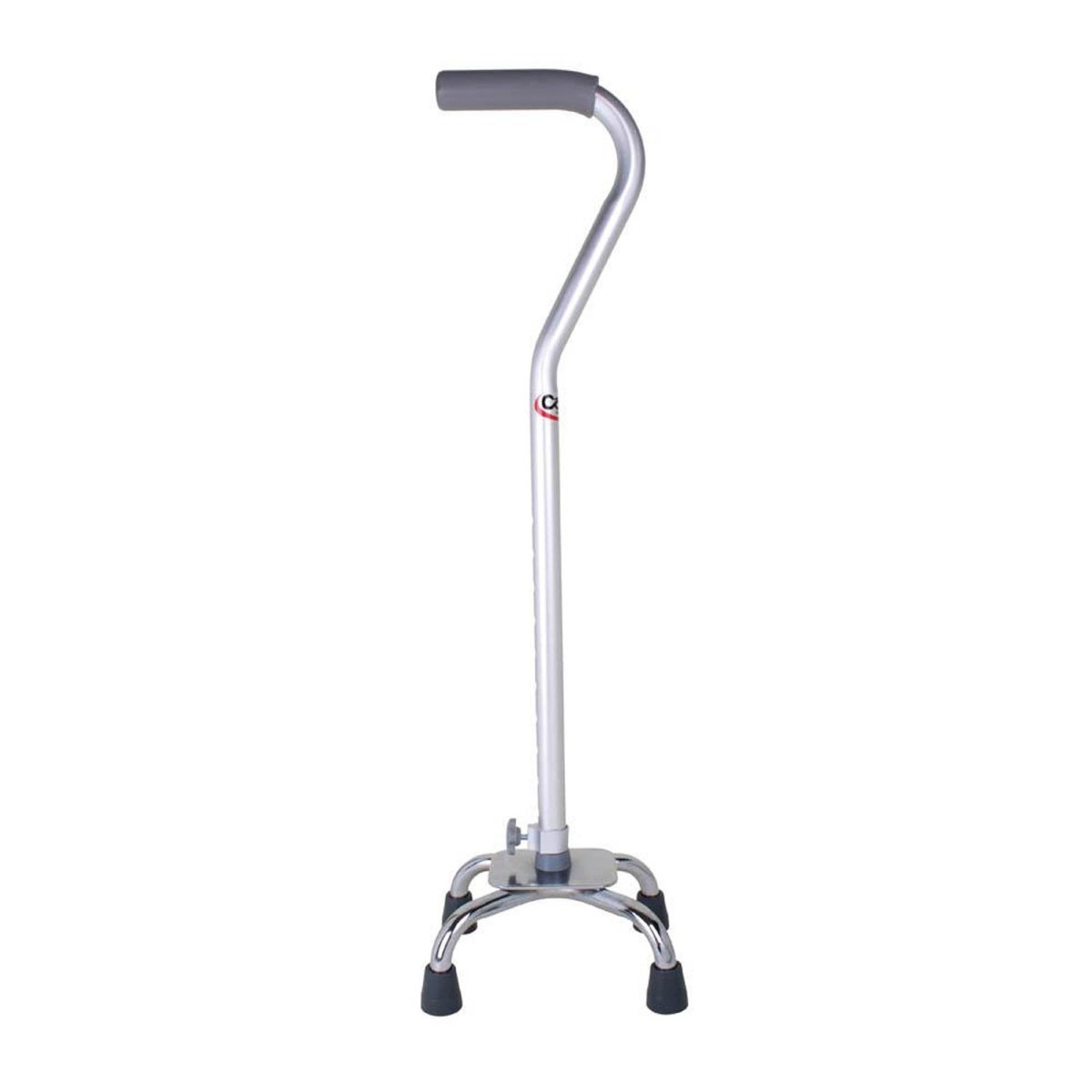 Carex Offset Cane, Aluminum, 28 to 37 Inch Height, Silver - 800230_CS - 1
