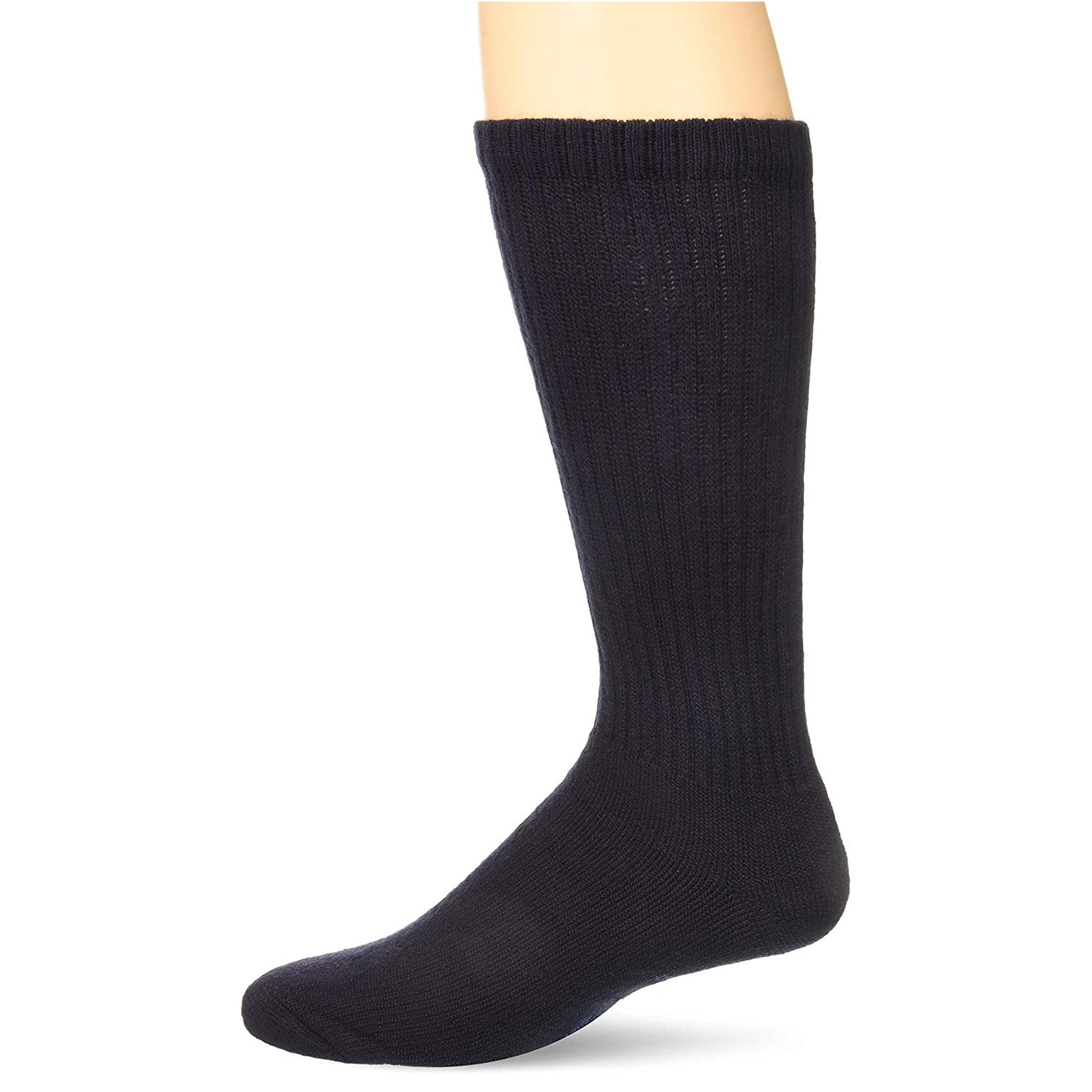 BSN Medica JOBST Sensifoot Diabetic Sock, Crew Large, Navy, Closed Toe -1 Pair