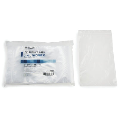 McKesson Zip Closure Bag, 6 X 9 Inches -Box of 10