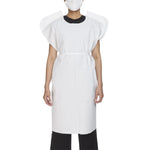 McKesson Patient Exam Gown Open Back, One Size Fits Most, White -Case of 50