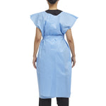 HPK Industries Patient Exam Gown, X-Large, 43 x 53 Inch -Case of 50