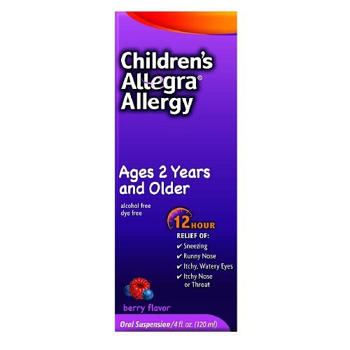 Children's Allegra Fexofenadine Children's Allergy Relief - 830843_EA - 1