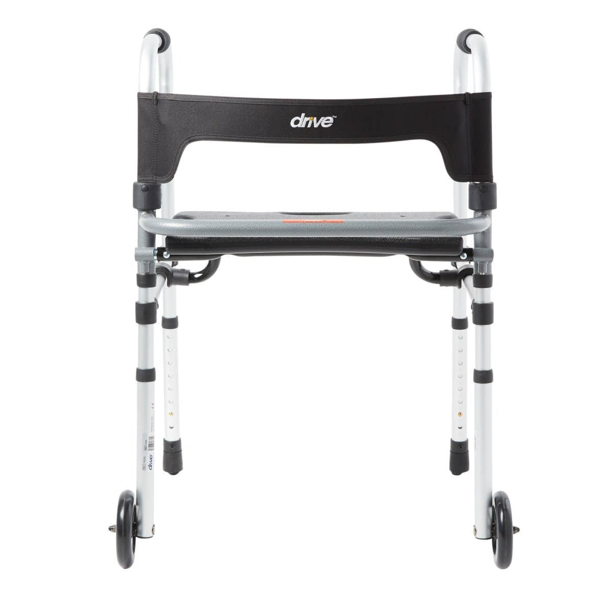 Clever-Lite LS Aluminum Dual Release Folding Walker, 29½ – 39 Inch Height - 583547_EA - 1