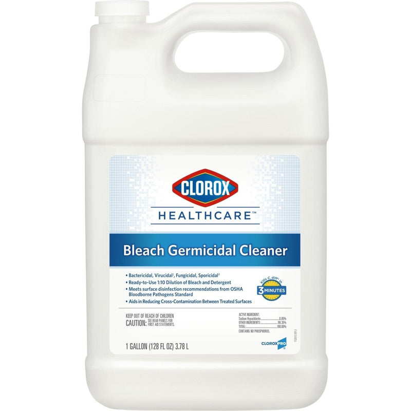 Clorox Healthcare Bleach Germicidal Cleaner, 1 gal. Jug - 272962_GL - 8