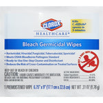 Clorox Healthcare Bleach Germicidal Wipes, Individual Packets - 996100_CS - 12